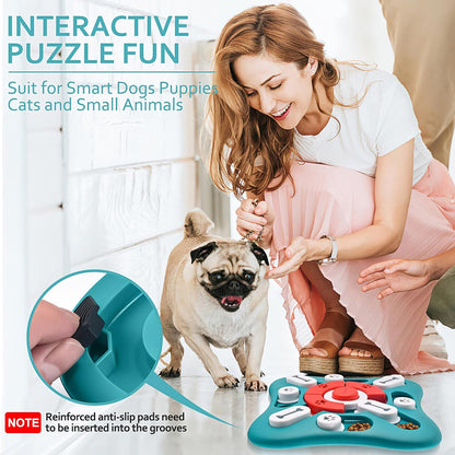 Interactive Dog Puzzle Toys for mental stimulation, IQ training, and enrichment